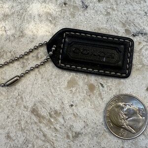 coach Black Leather Purse Hangatg replacement